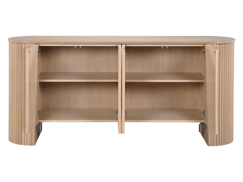 Belinda Mer 72" Wide 4 Door Buffet