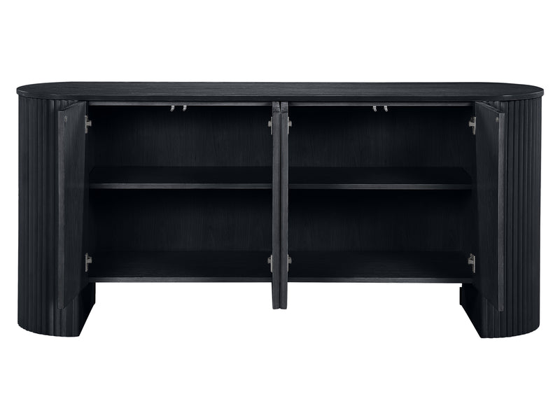 Belinda Mer 72" Wide 4 Door Buffet