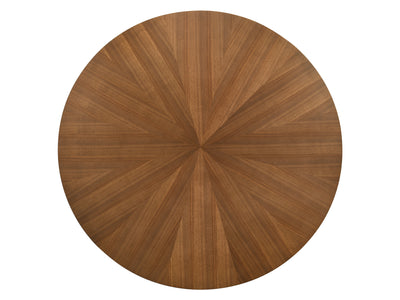 Woodson 54" Wide Walnut Veneer Round Dining Table