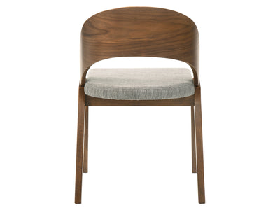 Woodson 19.8" Wide Walnut Frame Dining Chair (Set of 2)