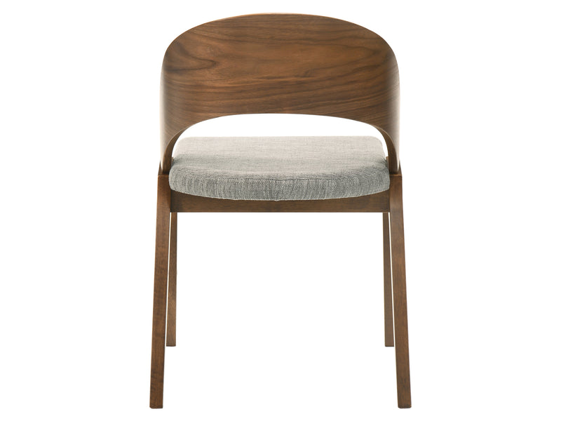 Woodson 19.8" Wide Walnut Frame Dining Chair (Set of 2)