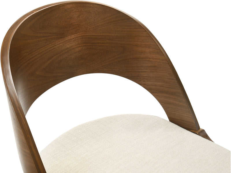 Woodson 19.8" Wide Walnut Frame Dining Chair (Set of 2)