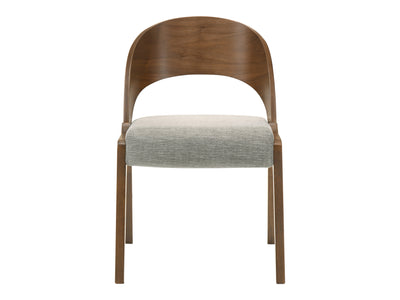 Woodson 19.8" Wide Walnut Frame Dining Chair (Set of 2)