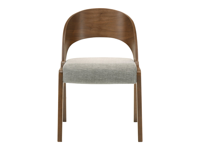 Woodson 19.8" Wide Walnut Frame Dining Chair (Set of 2)