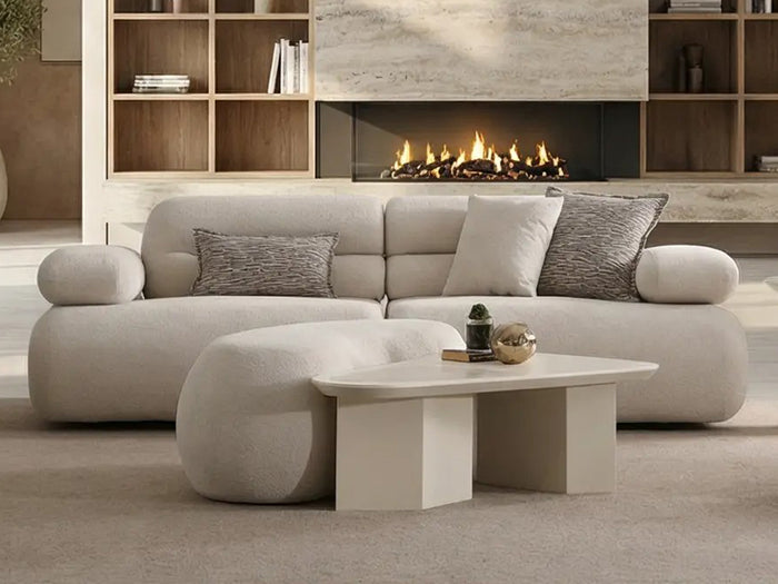 Ruma Coffee Table With Pouf