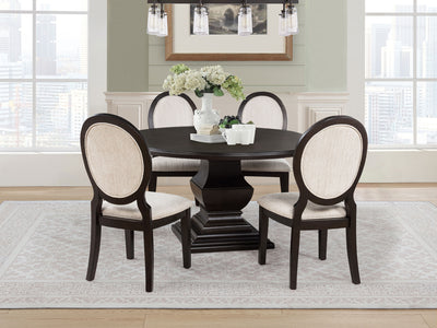 Twyla 60" Wide Round Wood Dining Table