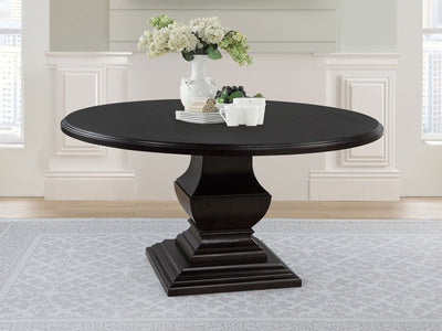 Twyla 60" Wide Round Wood Dining Table
