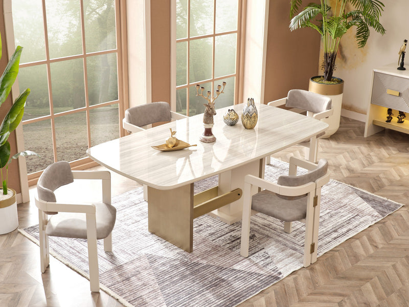 Urla 6 Person Dining Room Set