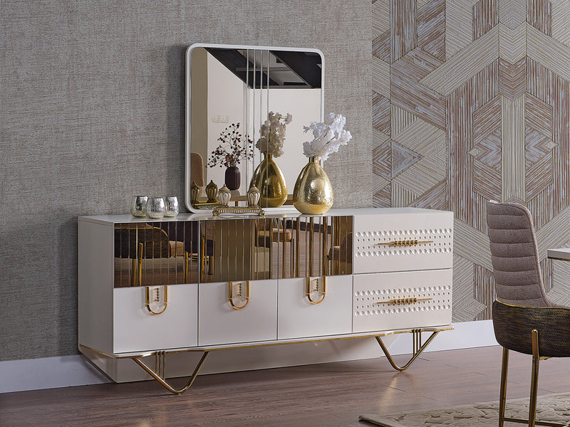 Valence 79" Wide Buffet With Mirror