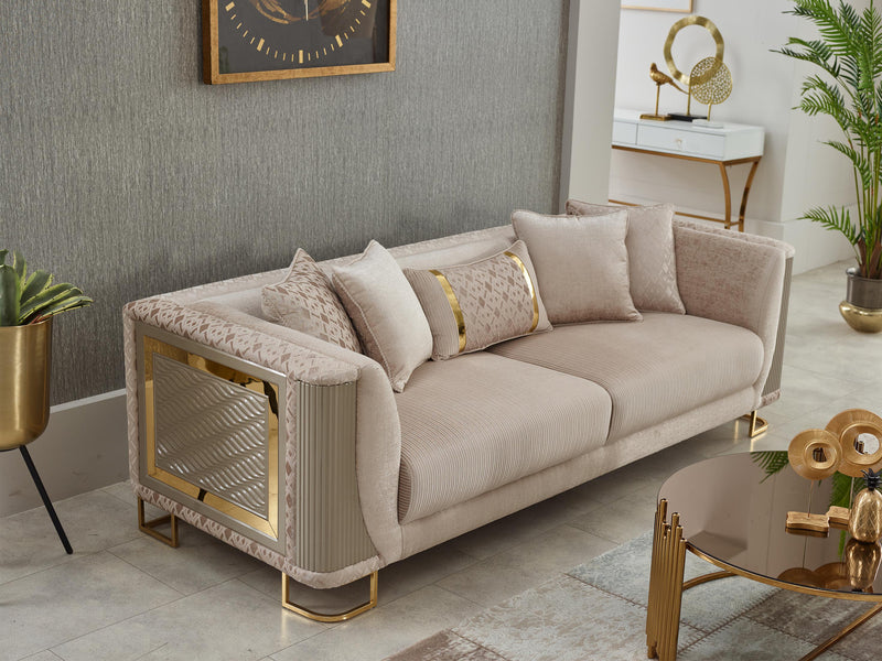 Valentino 72" Wide Loveseat