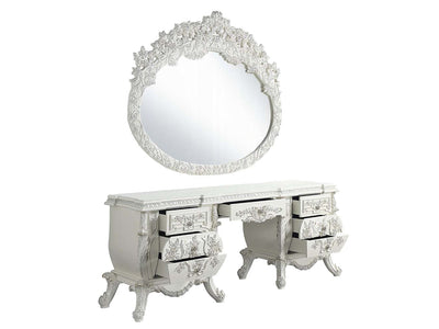 Vanaheim 90" Wide 7 Drawer Makeup Vanity Set