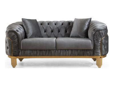 Vanessa 72" Wide Tufted Loveseat