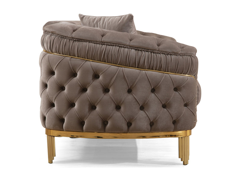 Vanessa 72" Wide Tufted Loveseat