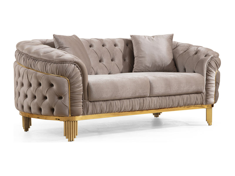 Vanessa 72" Wide Tufted Loveseat