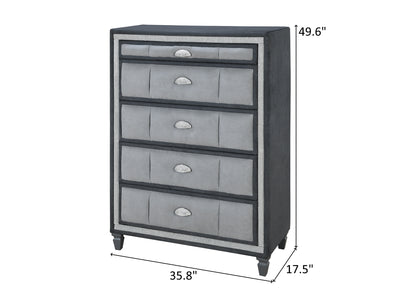 Vanna 35.8" Wide 5 Drawer Chest