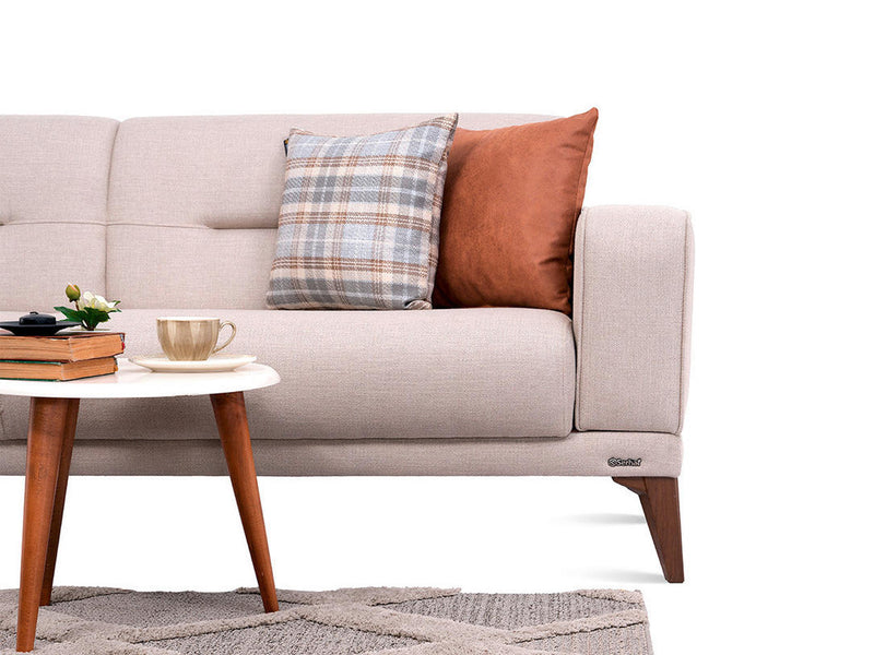 Vegas Ottoman 89.7" Wide Convertible Sofa