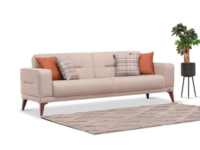 Vegas Ottoman 89.7" Wide Convertible Sofa