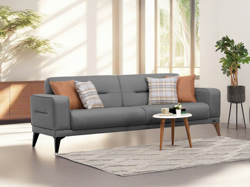 Vegas Ottoman 89.7" Wide Convertible Sofa