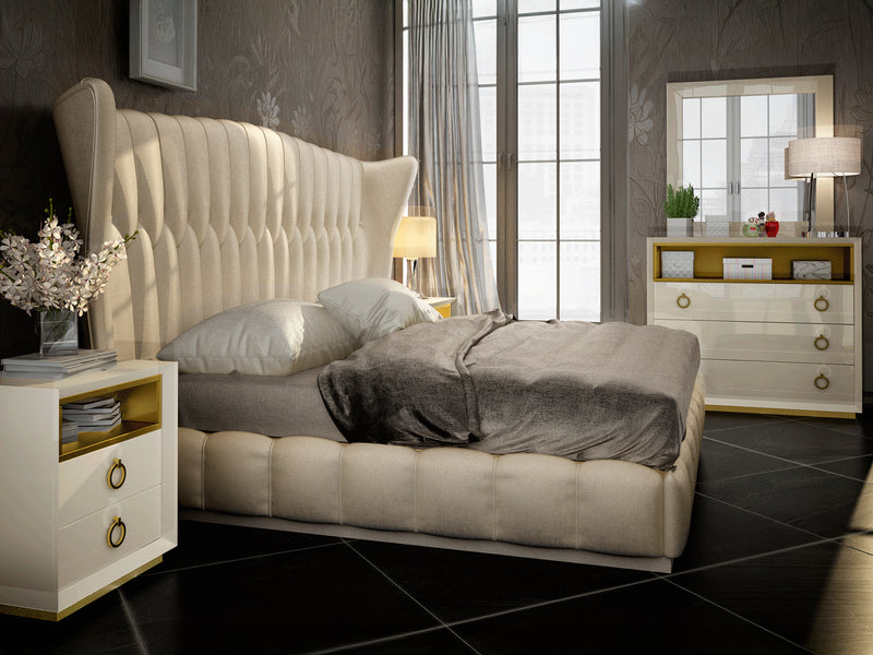 Velvet Platform Bed