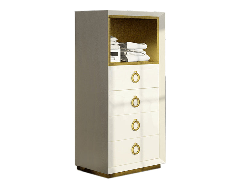 Velvet 24" Wide 4 Drawer Chest