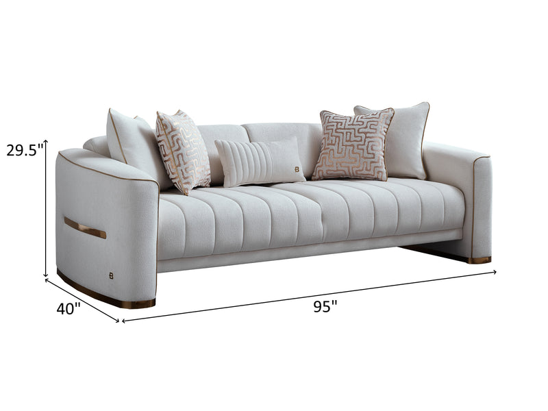 Veronica 95" Wide Extendable Sofa