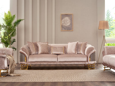 Versace Gold Living Room Set