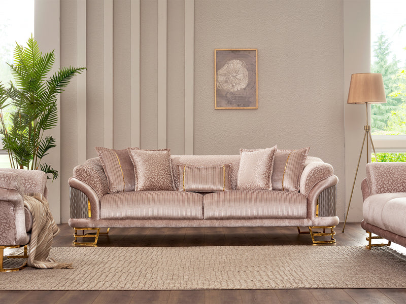 Versace Gold Living Room Set