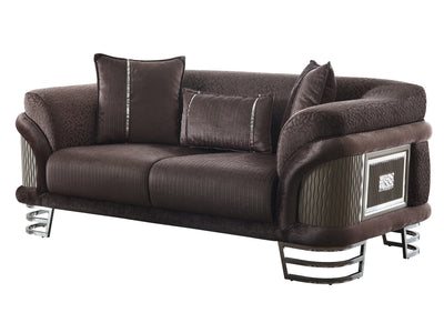 Versace Silver Living Room Set