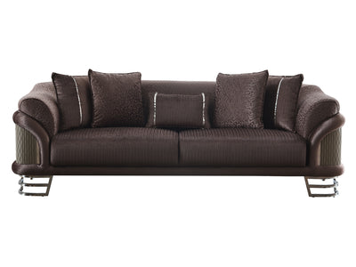 Versace Silver Living Room Set