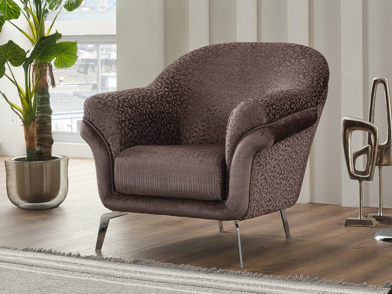 Versace Silver Living Room Set