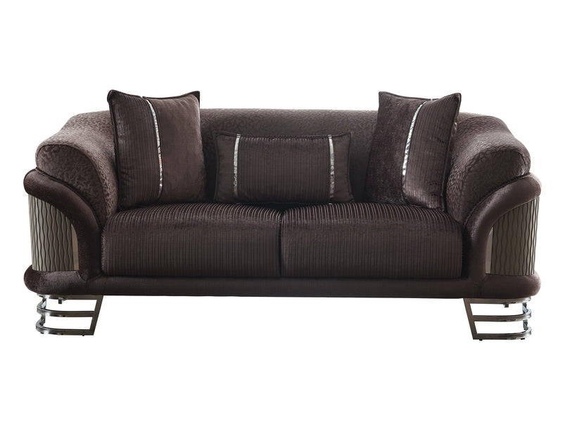 Versace Silver Living Room Set