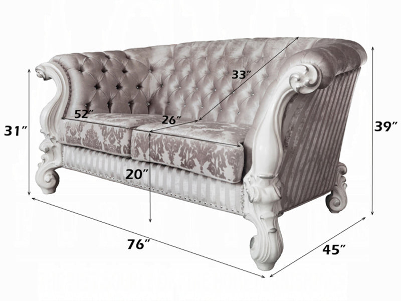 Versailles Tufted Traditional Living Room Set