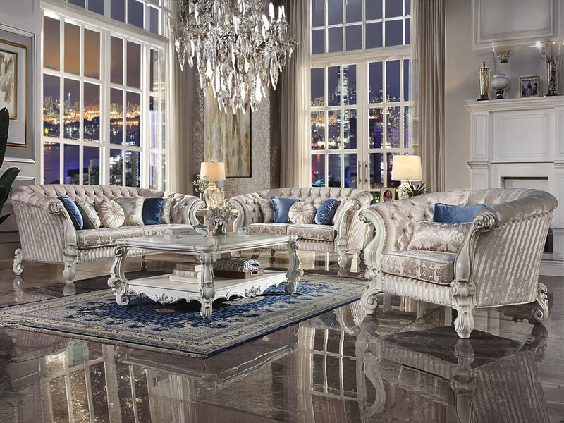 Versailles Tufted Traditional Living Room Set