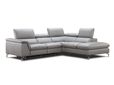 Viola 105.8" / 89.7" Wide Leather Sectional