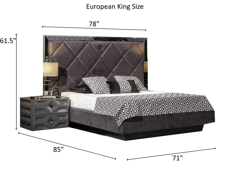 Viona European Storage Bed