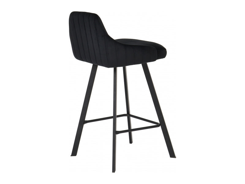 Viviene Velvet Bar Stool (Set of 2)