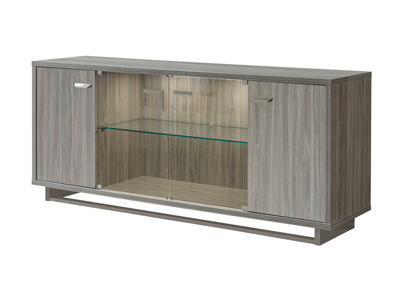 Volare 79" Wide 4 Door Buffet With Mirror