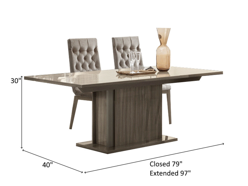 Volare 79" / 97" Wide Extendable Dining Table