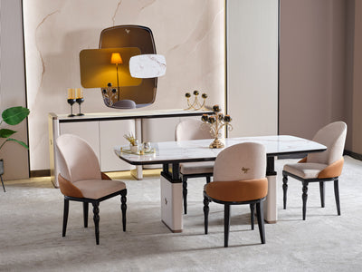 Voyance 88.5" Wide 4 Door Buffet With Mirror