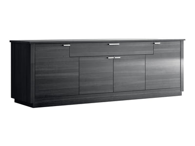 Vulcano 82.5" Wide 4 Door 1 Drawer Buffet With Mirror