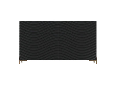 Wave Black Bedroom Set