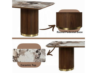 Willene 8 Person Dining Room Set