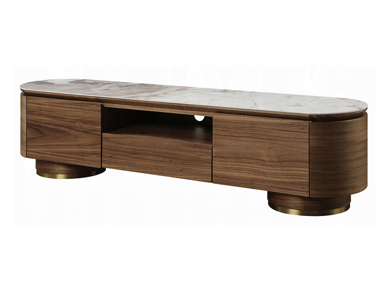 Willene 71" Wide Ceramic Top TV Stand