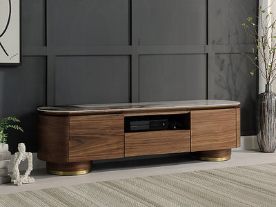 Willene 71" Wide Ceramic Top TV Stand