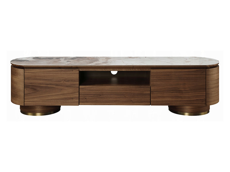 Willene 71" Wide Ceramic Top TV Stand