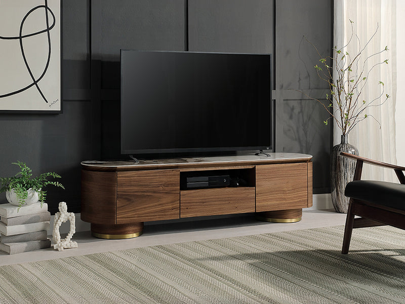 Willene 71" Wide Ceramic Top TV Stand