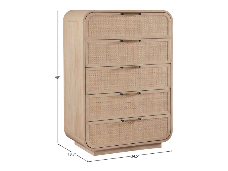 Windsor 34.5" Wide 5 Drawer Chest