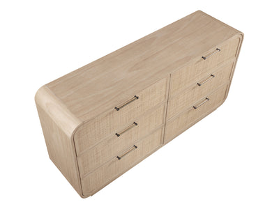 Windsor 60.5" Wide 6 Drawer Dresser With Mirror