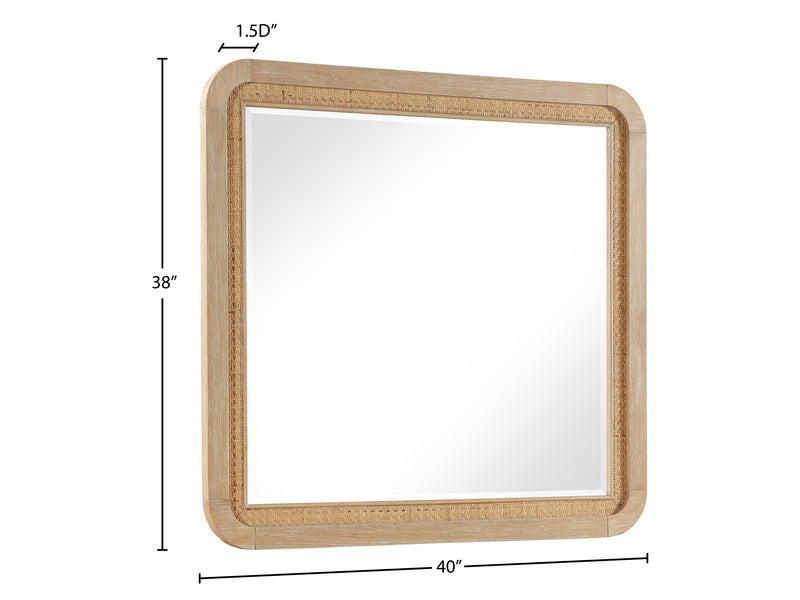 Windsor 60.5" Wide 6 Drawer Dresser With Mirror