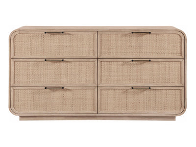 Windsor 60.5" Wide 6 Drawer Dresser With Mirror